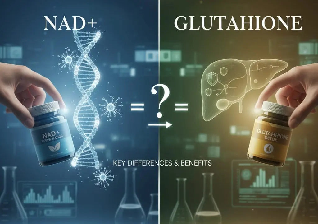 NAD vs Glutathione: Key Differences and Benefits Explained