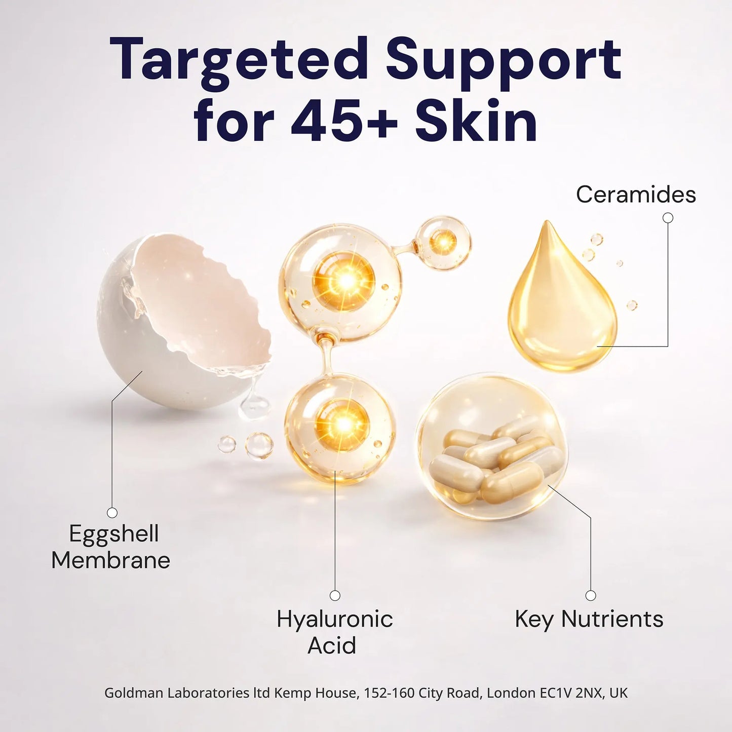 Optimcell® Skin Glow – Best Collagen Supplements For Skin  – 30 Caps Goldman Labs