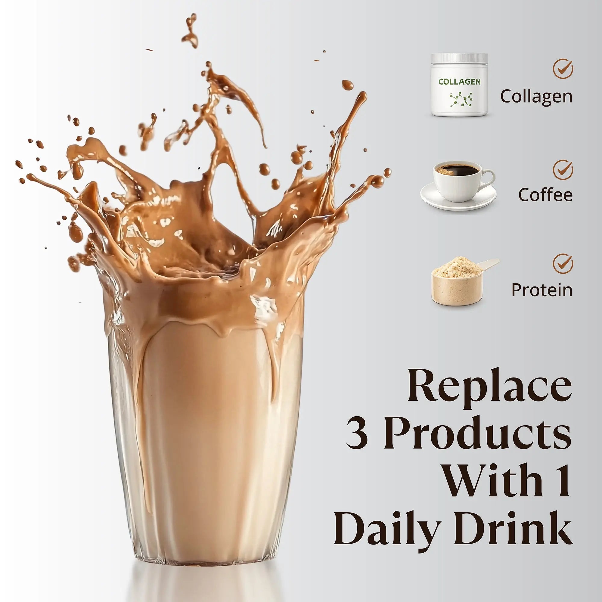 Elev8ng Vegan Collagen Protein Shake - Chocolate | Goldman