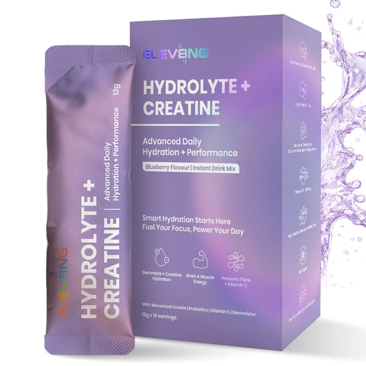 ELEV8NG Hydrolyte + Creatine – Berry Hydration Drink Mix (10 Sachets) 5g Micronised Creatine + Electrolytes + Prebiotic Fibre + Vitamin C (Copy) (Copy) (Copy) Goldman Laboratories
