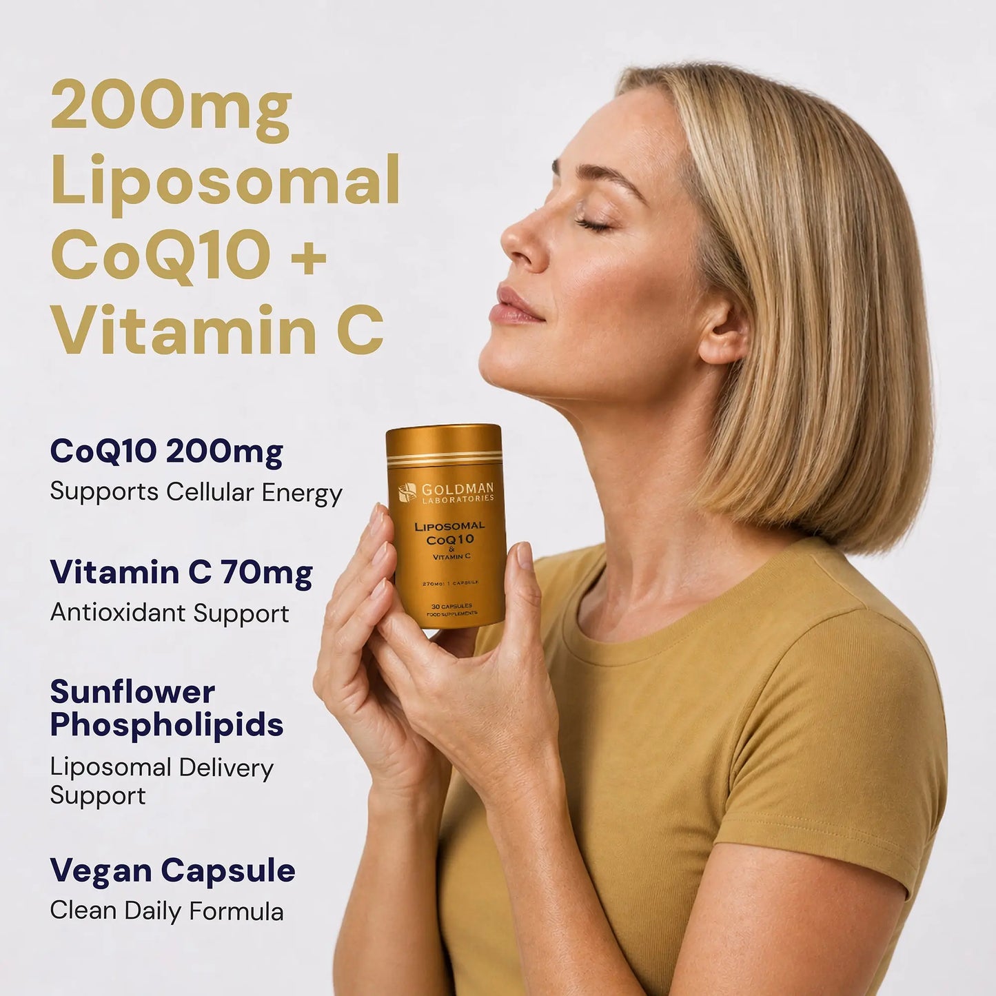 Optimcell® Liposomal CoQ10 - 30 Caps Goldman Labs