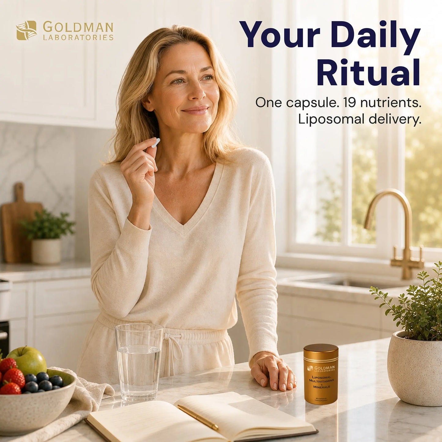 Optimcell® Liposomal Mutivitamins – 30 Caps Goldman Labs
